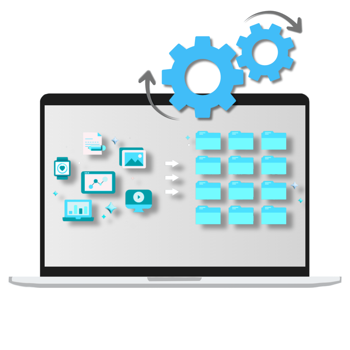 Illustration: Datenbereinigung